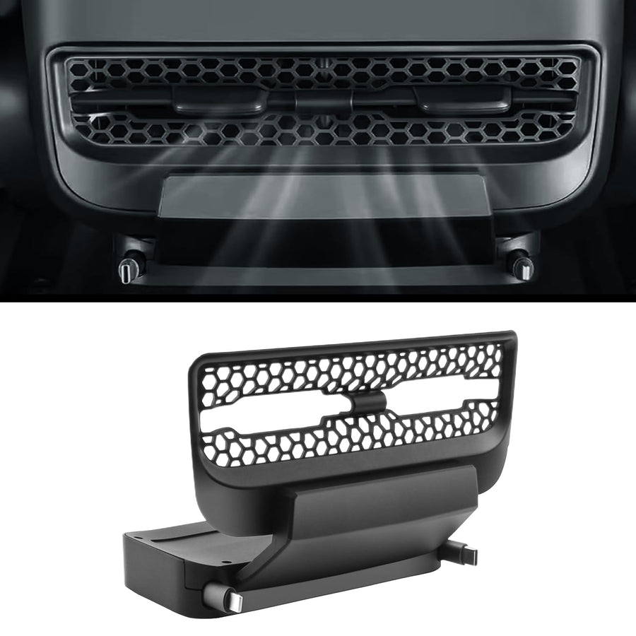 Retractable charging hub for Tesla Model 3 and Model Y rear air outlet